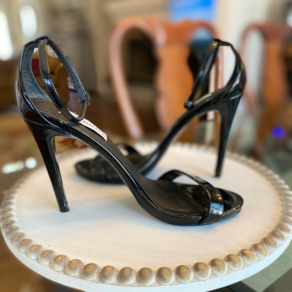 Steve Madden Womens Stecy  Black Patent Leather Heeled Shoes 
Size 7.5 M - Picture 5 of 9